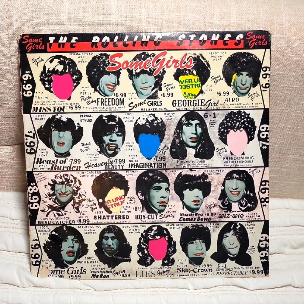 Rolling Stones- Some Girls - 1978 COC 39108 Rock Vinyl LP- 1st Design
